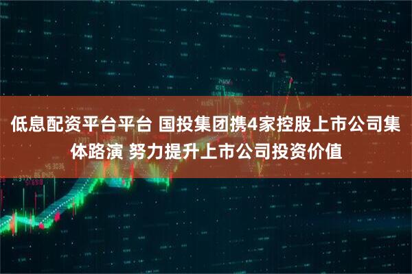 低息配资平台平台 国投集团携4家控股上市公司集体路演 努力提升上市公司投资价值
